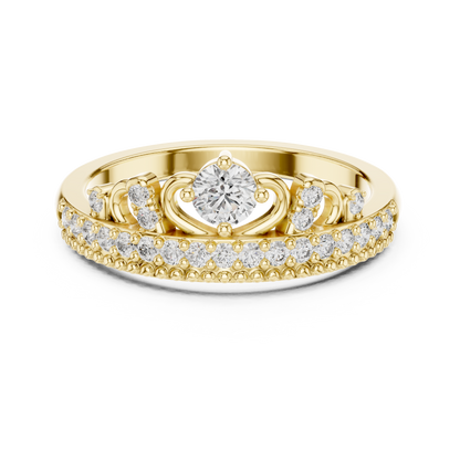 Round Halo Lab Grown Diamond Ring