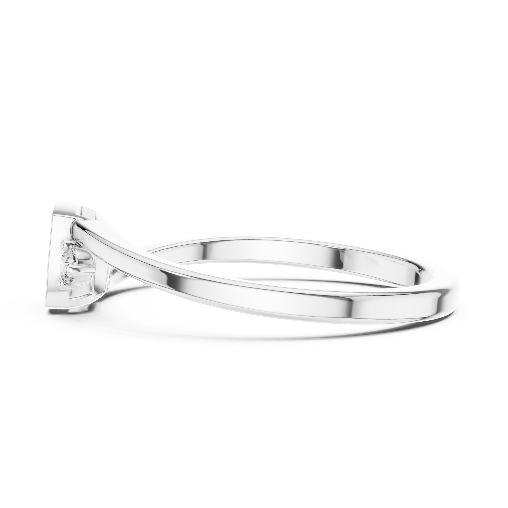 Mixed Shape Lab Grown Diamond Halo Ring
