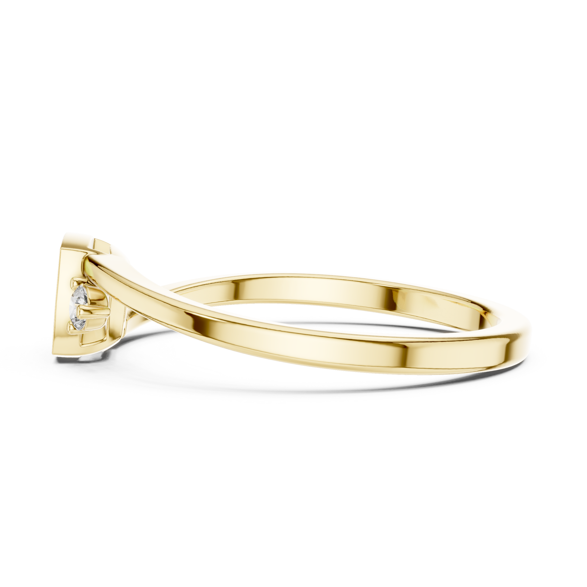 Mixed Shape Lab Grown Diamond Halo Ring