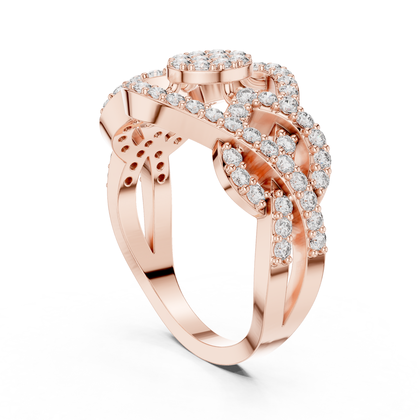 Round Halo Lab Grown Diamond Ring