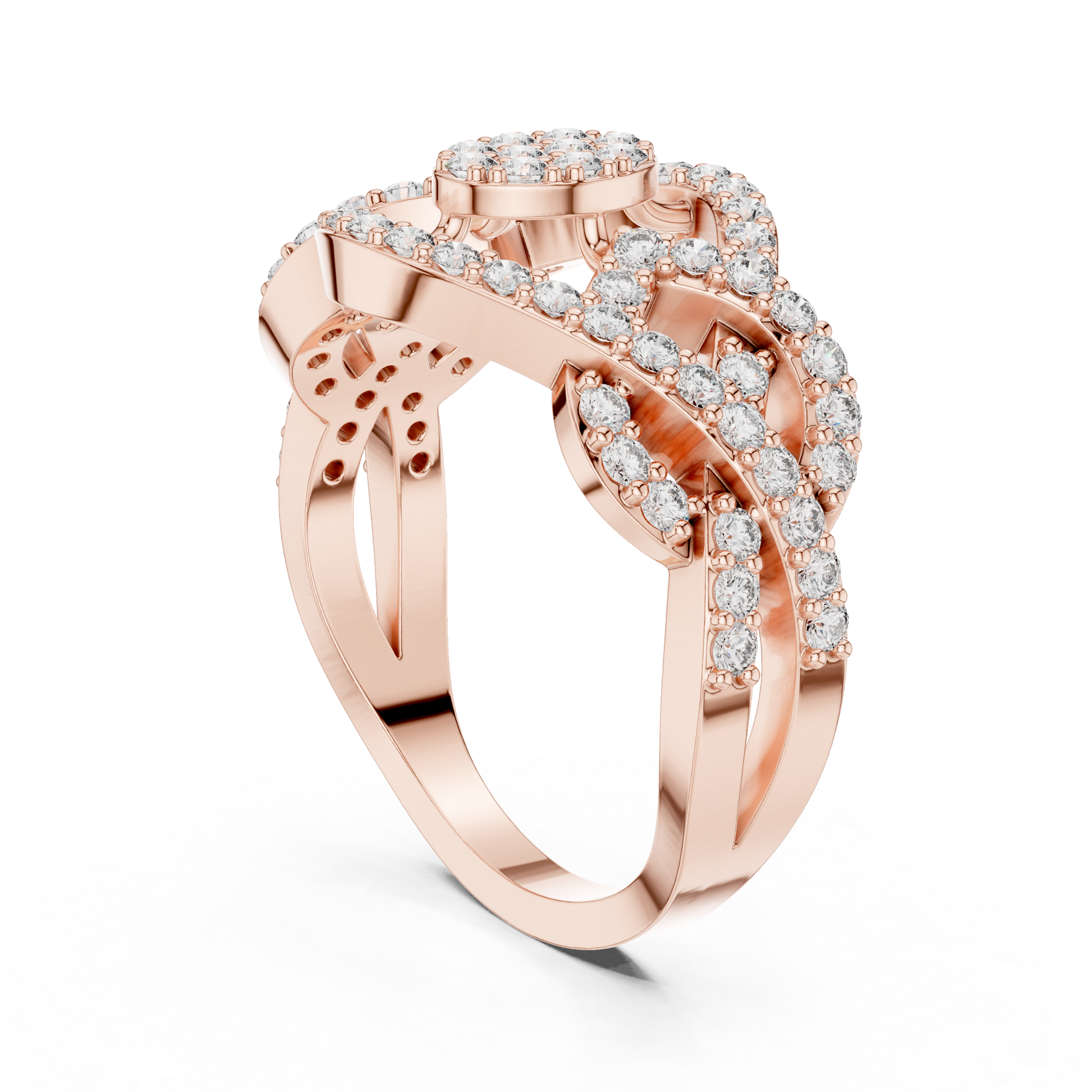 Round Halo Lab Grown Diamond Ring