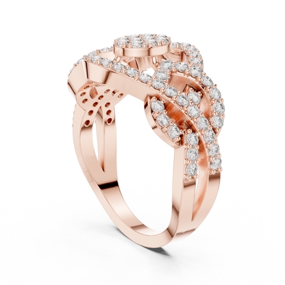 Round Halo Lab Grown Diamond Ring