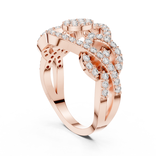 Round Halo Lab Grown Diamond Ring