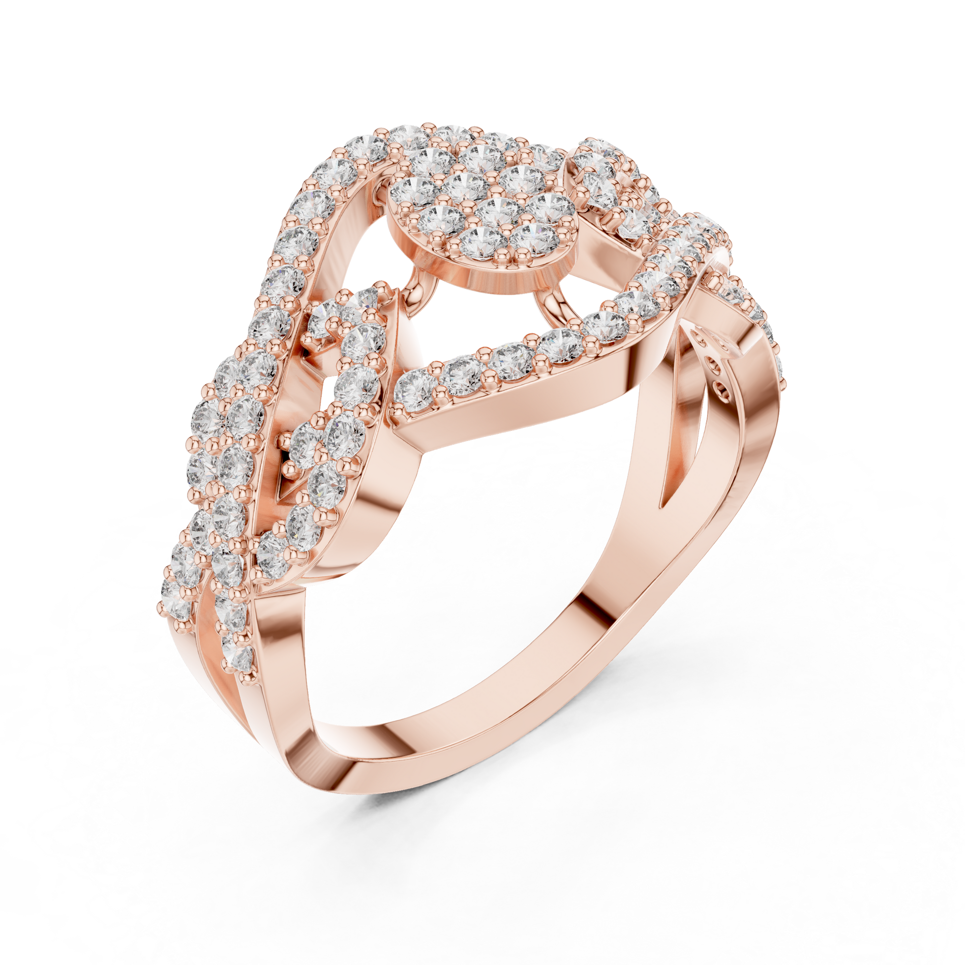 Round Halo Lab Grown Diamond Ring