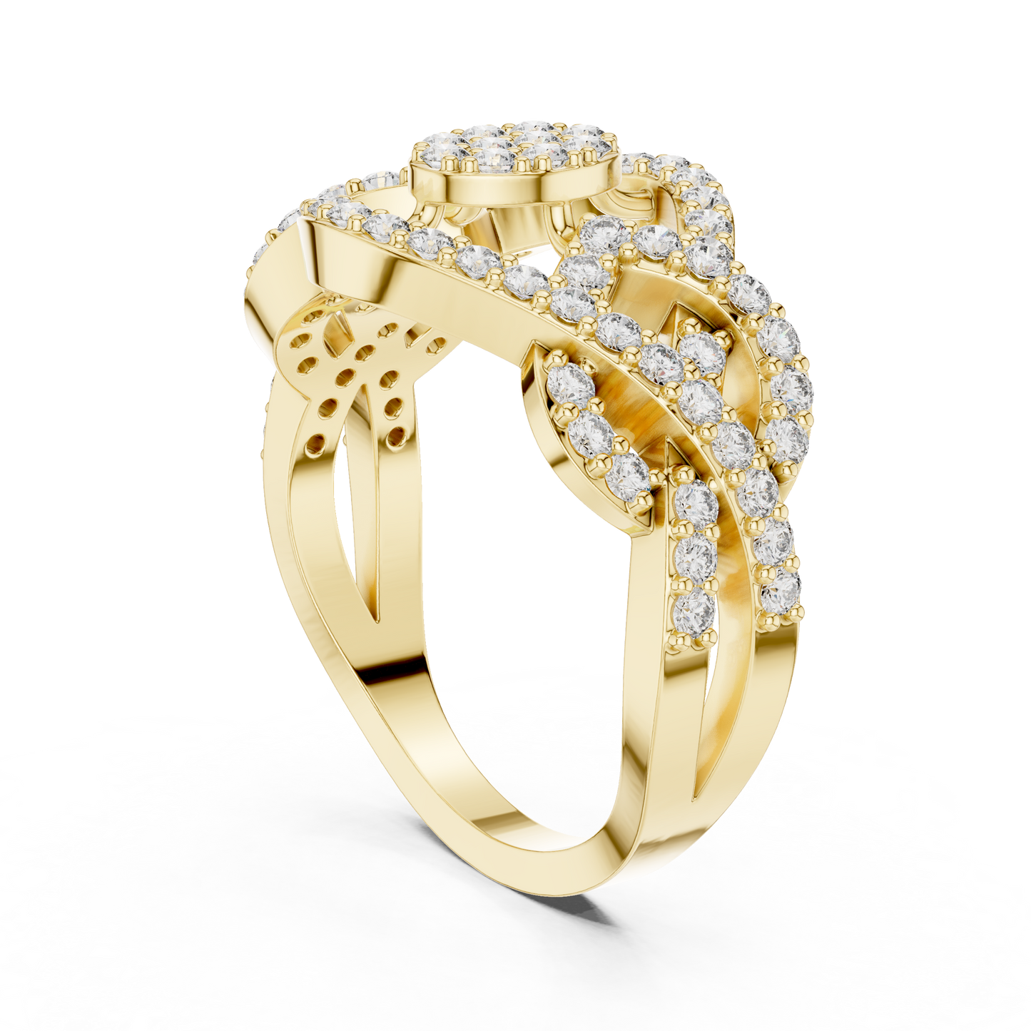 Round Halo Lab Grown Diamond Ring