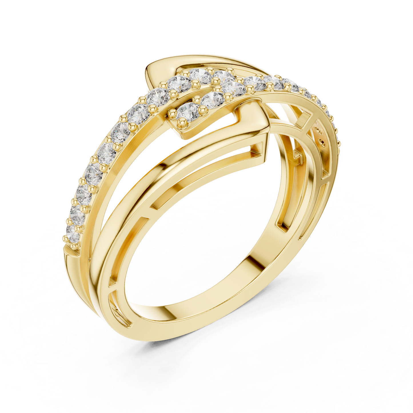 Round Halo Lab Grown Diamond Ring