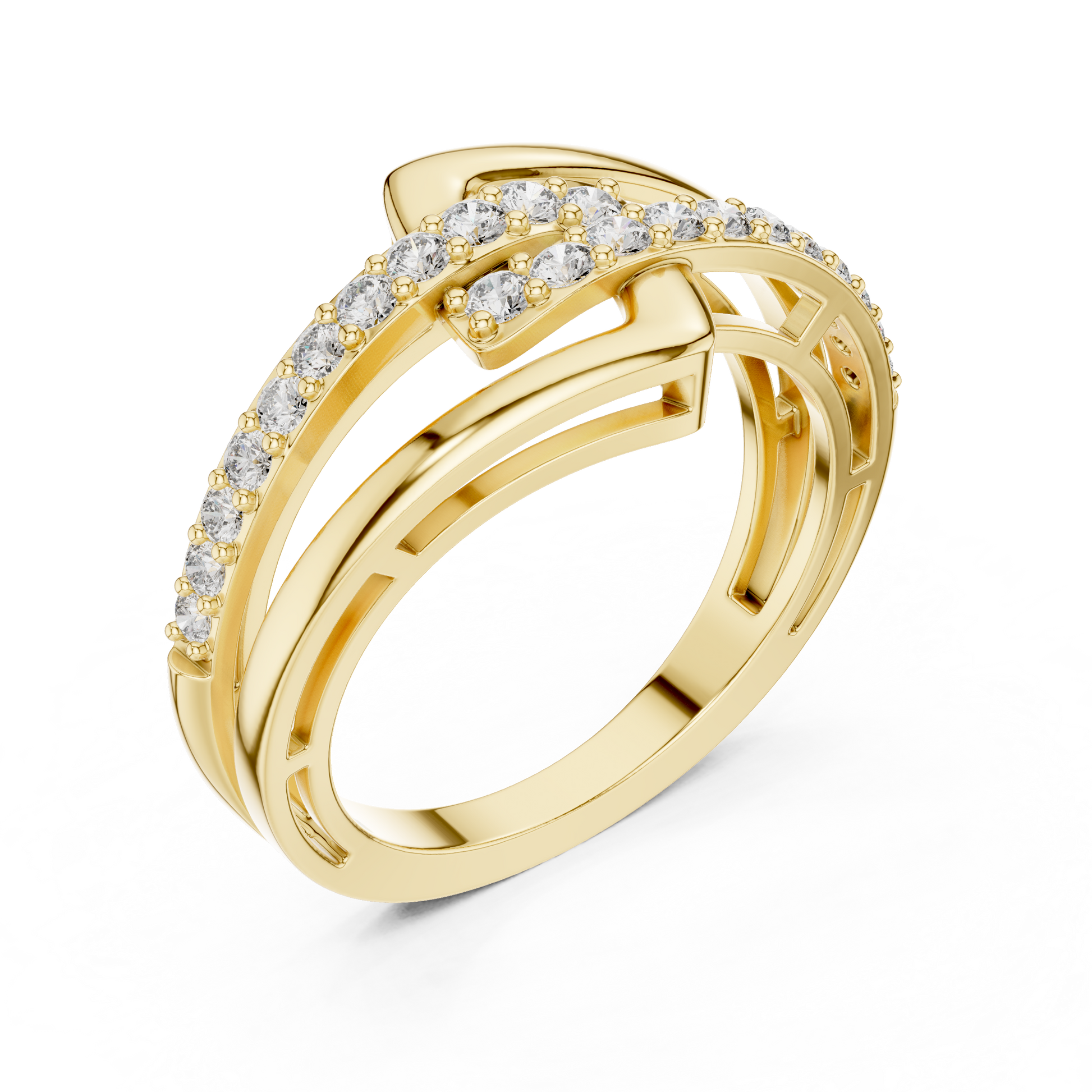 Round Halo Lab Grown Diamond Ring