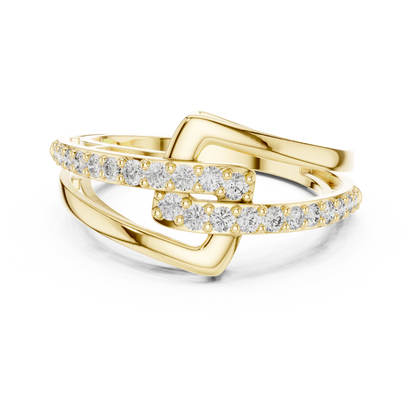 Round Halo Lab Grown Diamond Ring
