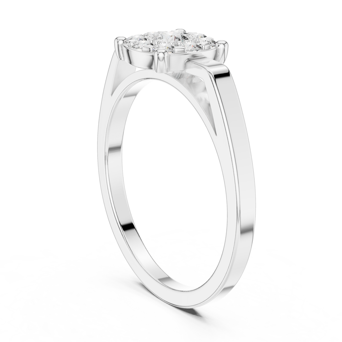 Round Halo Lab Grown Diamond Ring