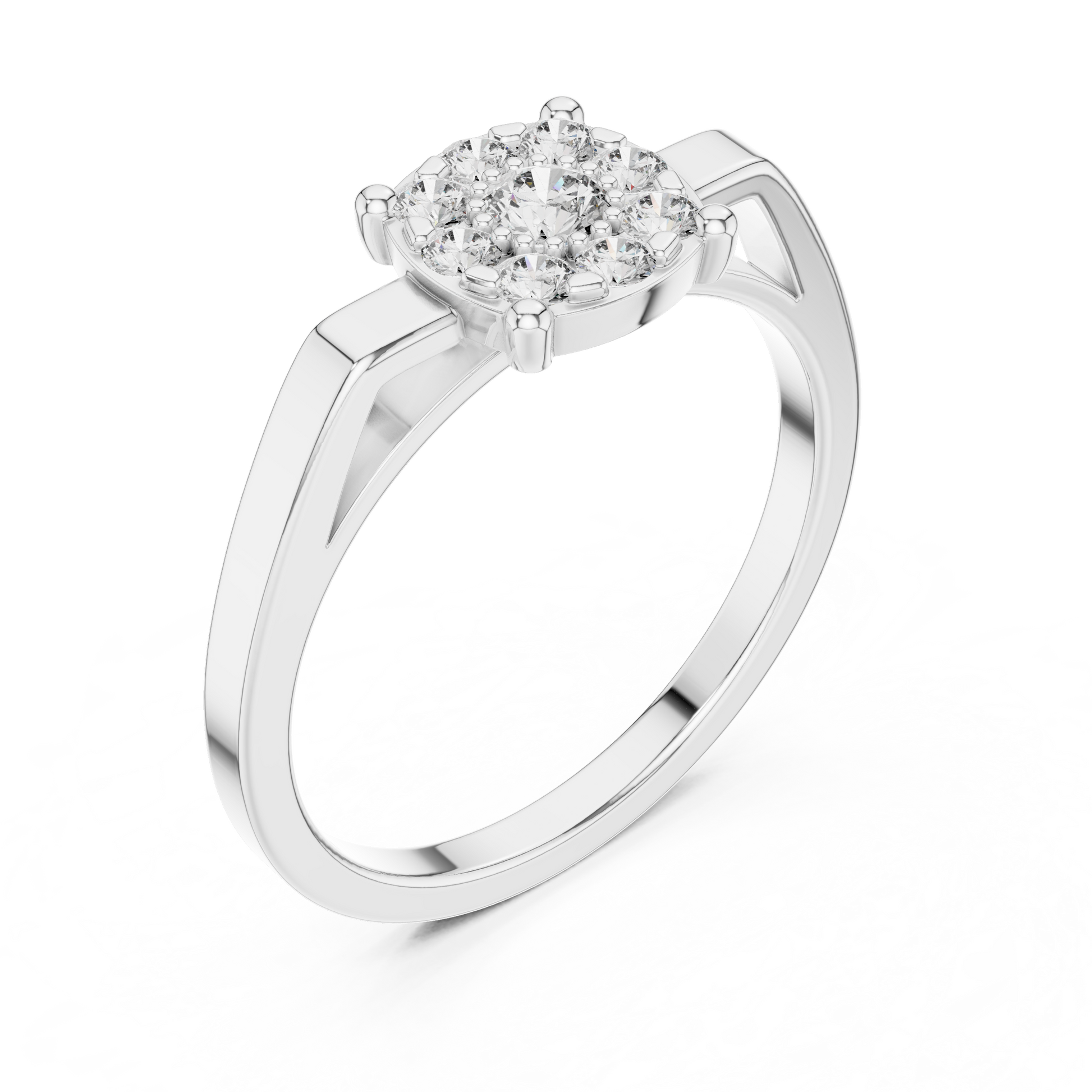 Round Halo Lab Grown Diamond Ring