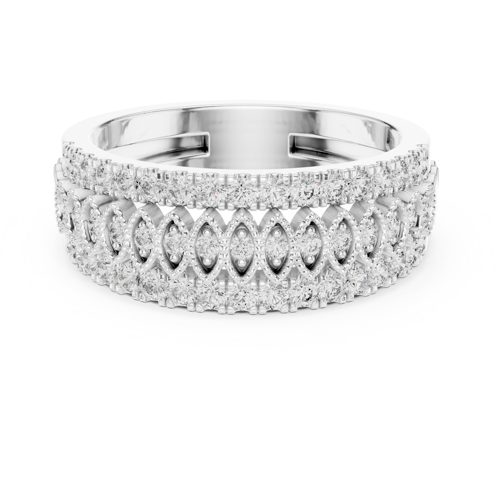 Round Halo Lab Grown Diamond Ring