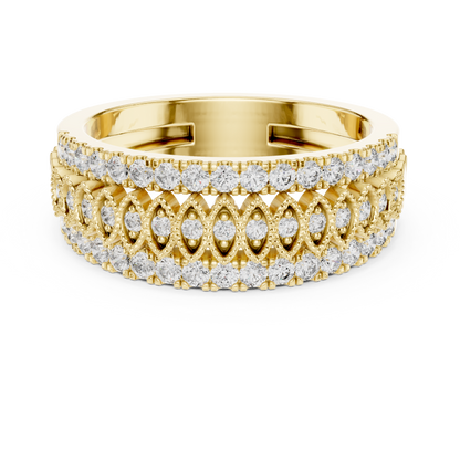 Round Halo Lab Grown Diamond Ring