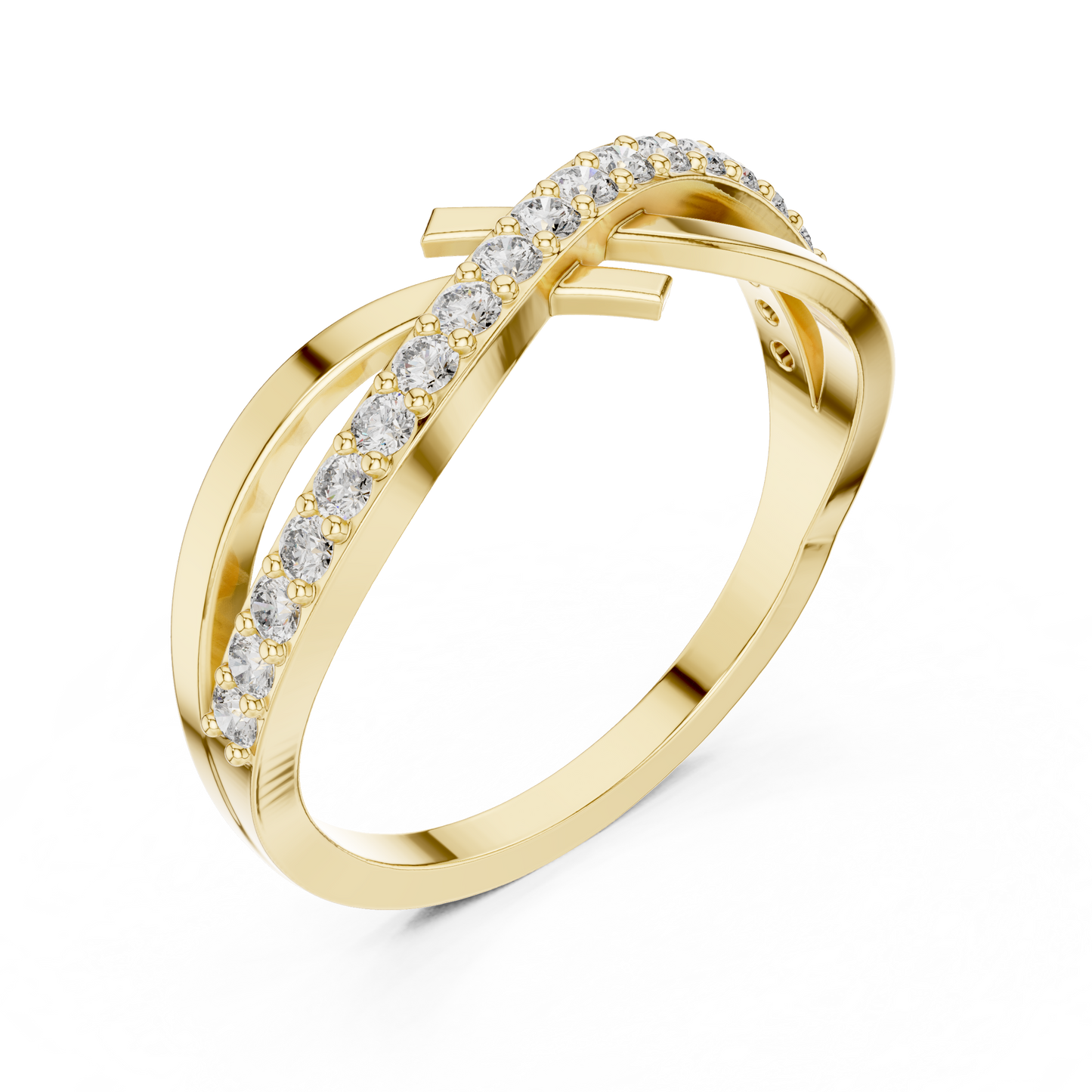Round Halo Lab Grown Diamond Ring