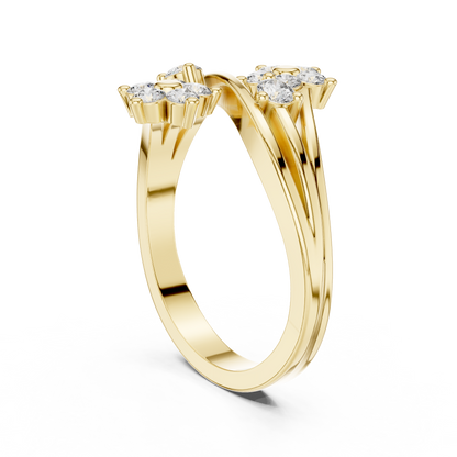Round Halo Lab Grown Diamond Ring
