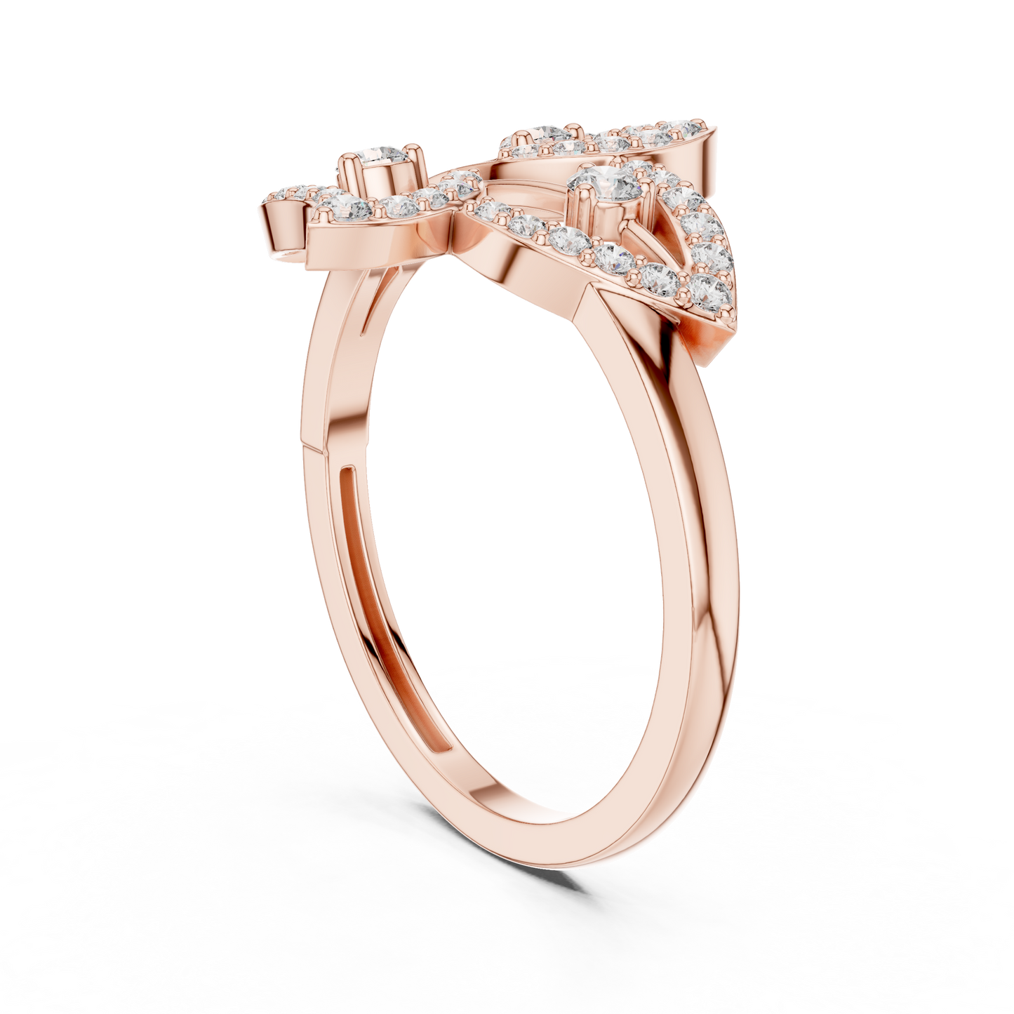 Mixed Shape Lab Grown Diamond Halo Ring