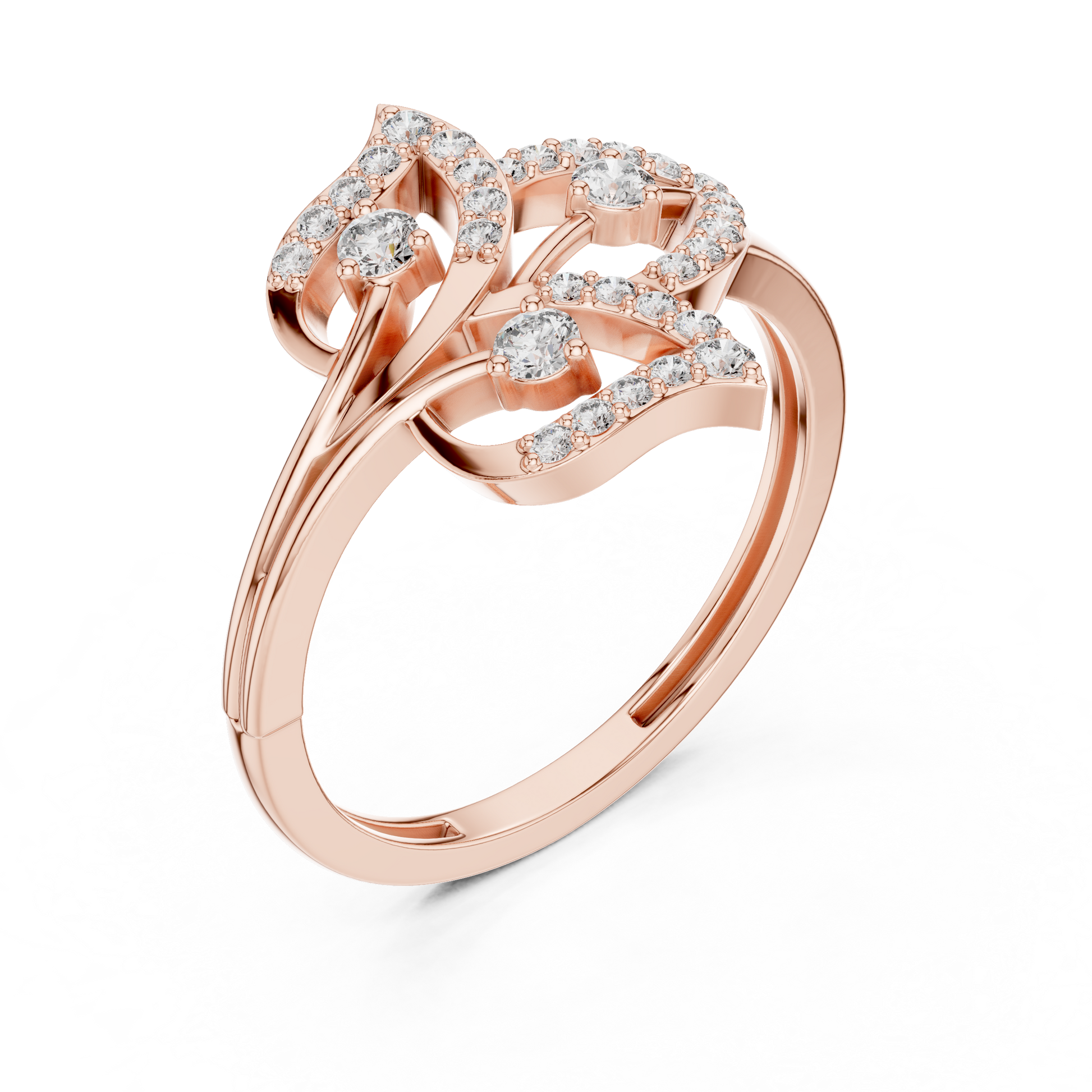 Mixed Shape Lab Grown Diamond Halo Ring