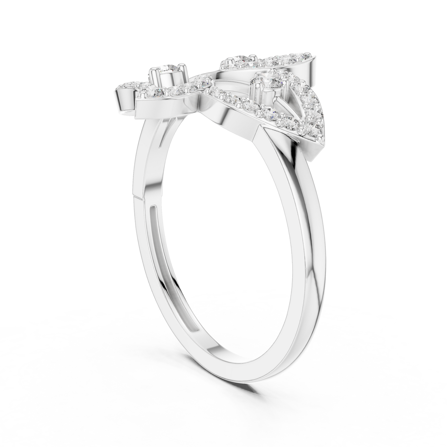 Mixed Shape Lab Grown Diamond Halo Ring