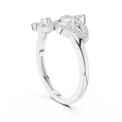 Mixed Shape Lab Grown Diamond Halo Ring