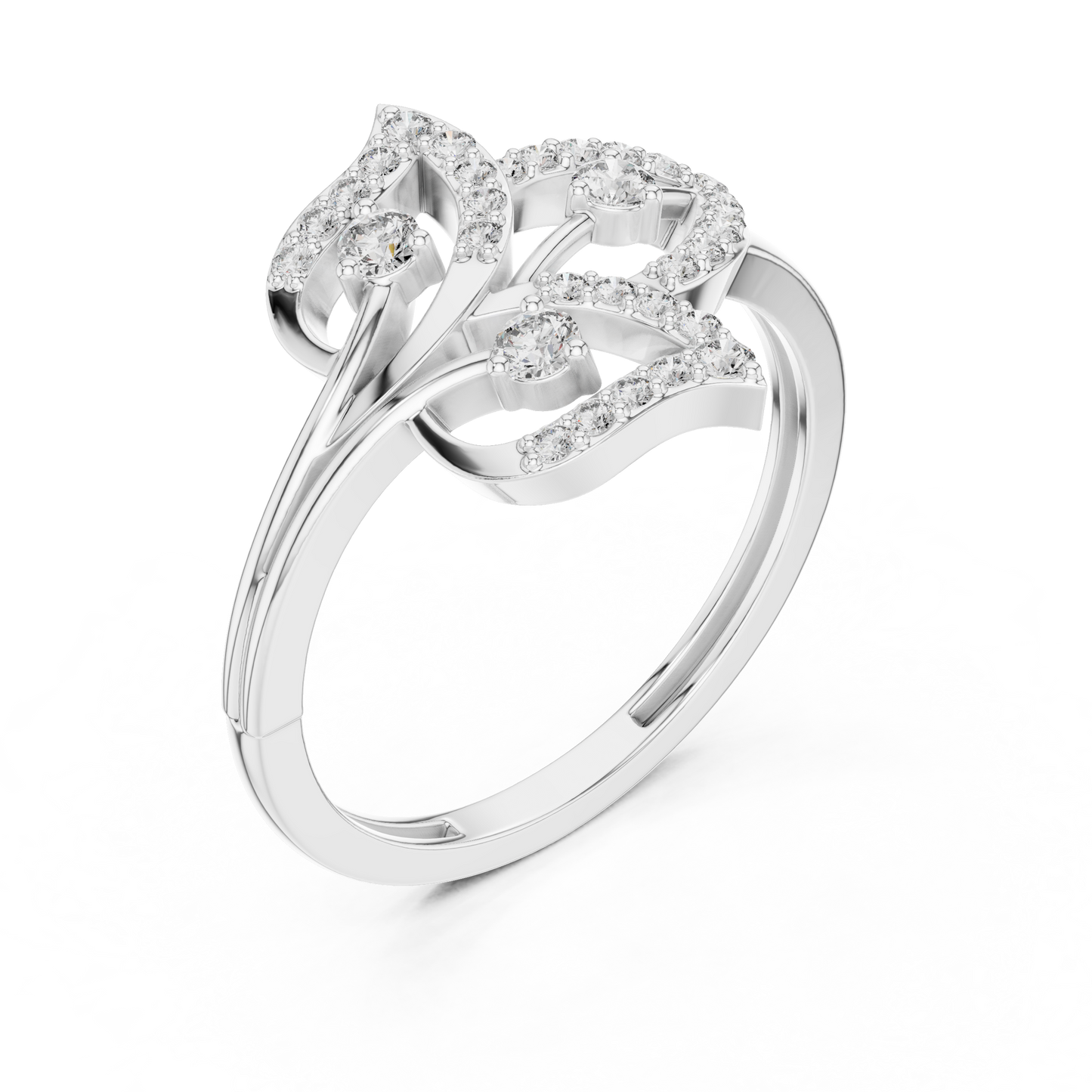 Mixed Shape Lab Grown Diamond Halo Ring