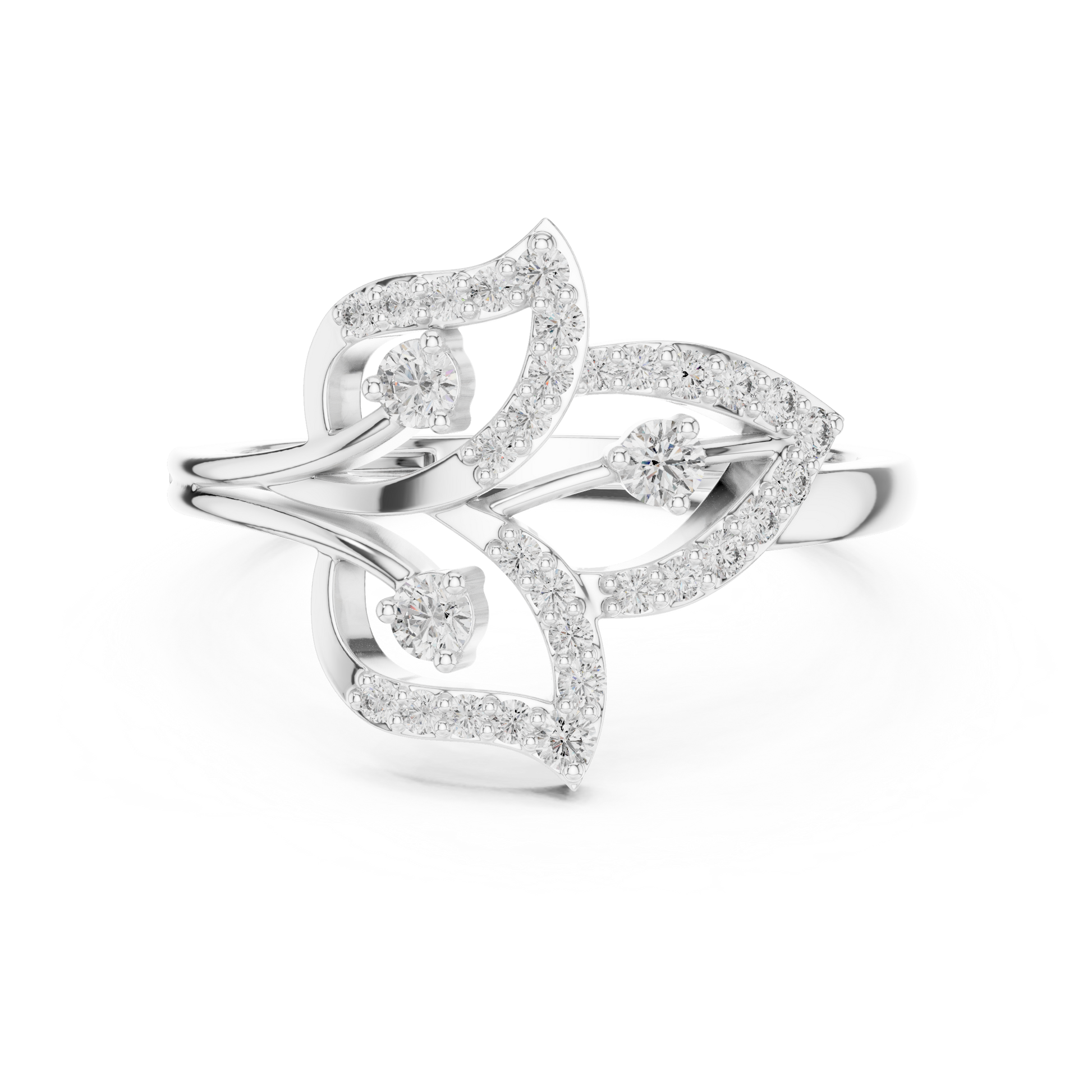 Mixed Shape Lab Grown Diamond Halo Ring