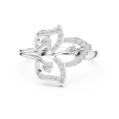 Mixed Shape Lab Grown Diamond Halo Ring