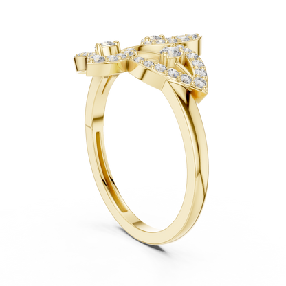 Mixed Shape Lab Grown Diamond Halo Ring