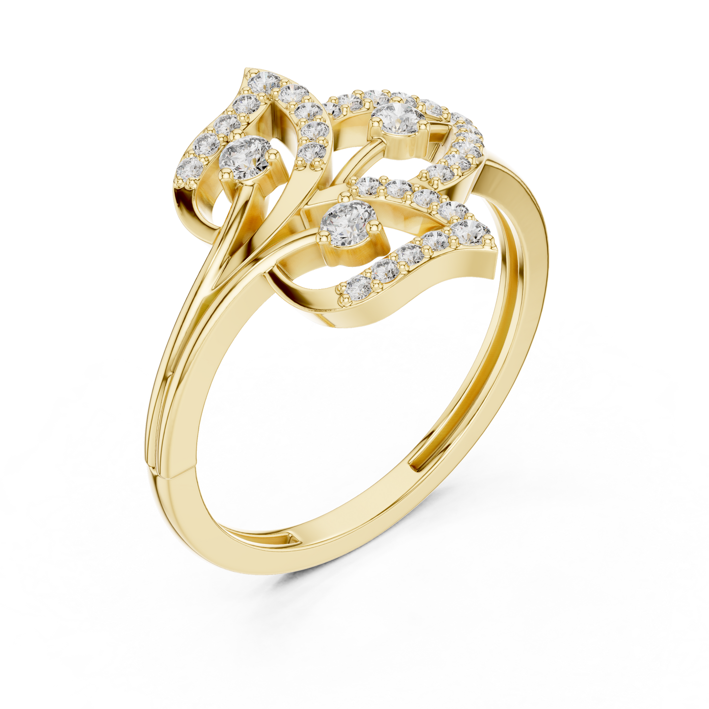 Mixed Shape Lab Grown Diamond Halo Ring
