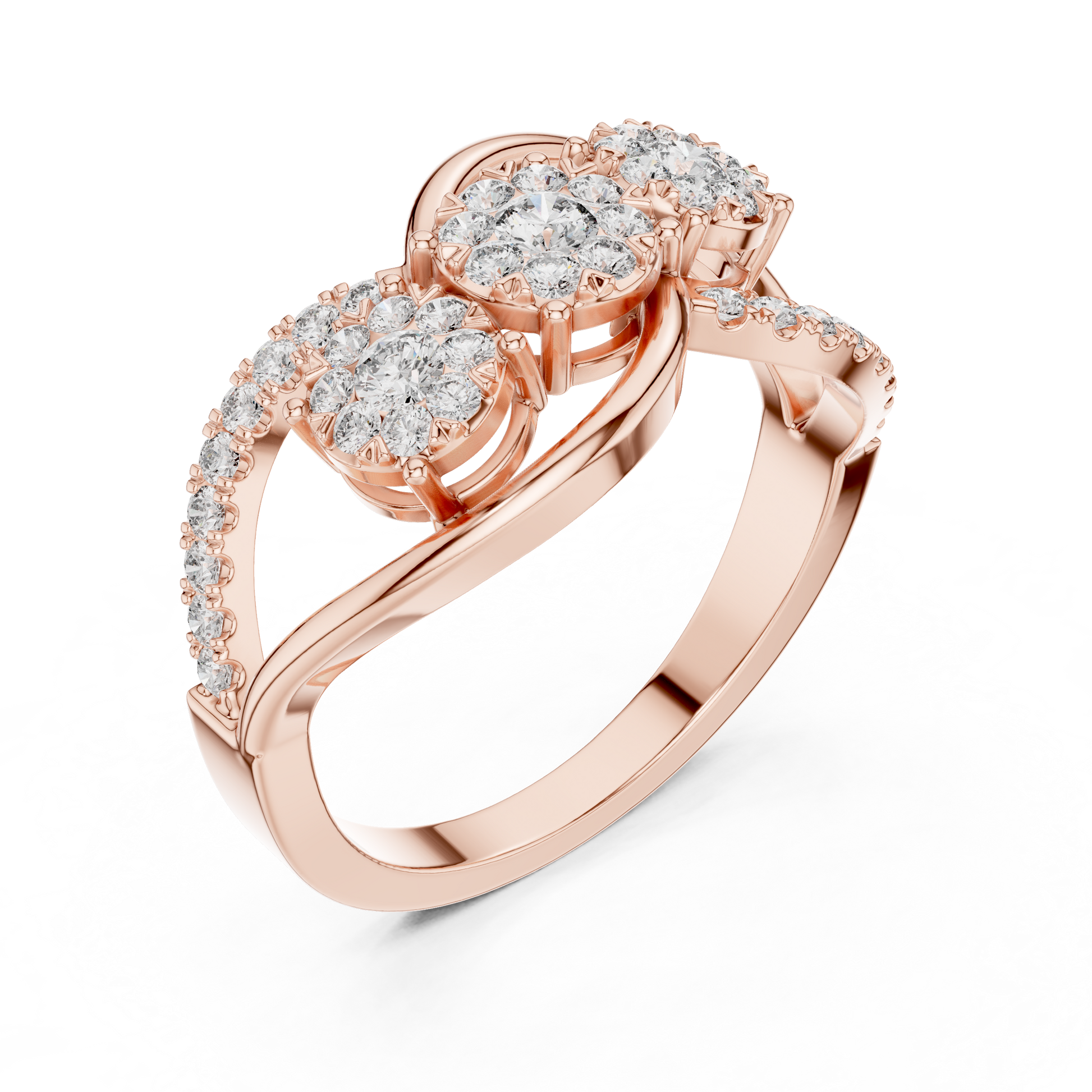 Round Halo Lab Grown Diamond Ring