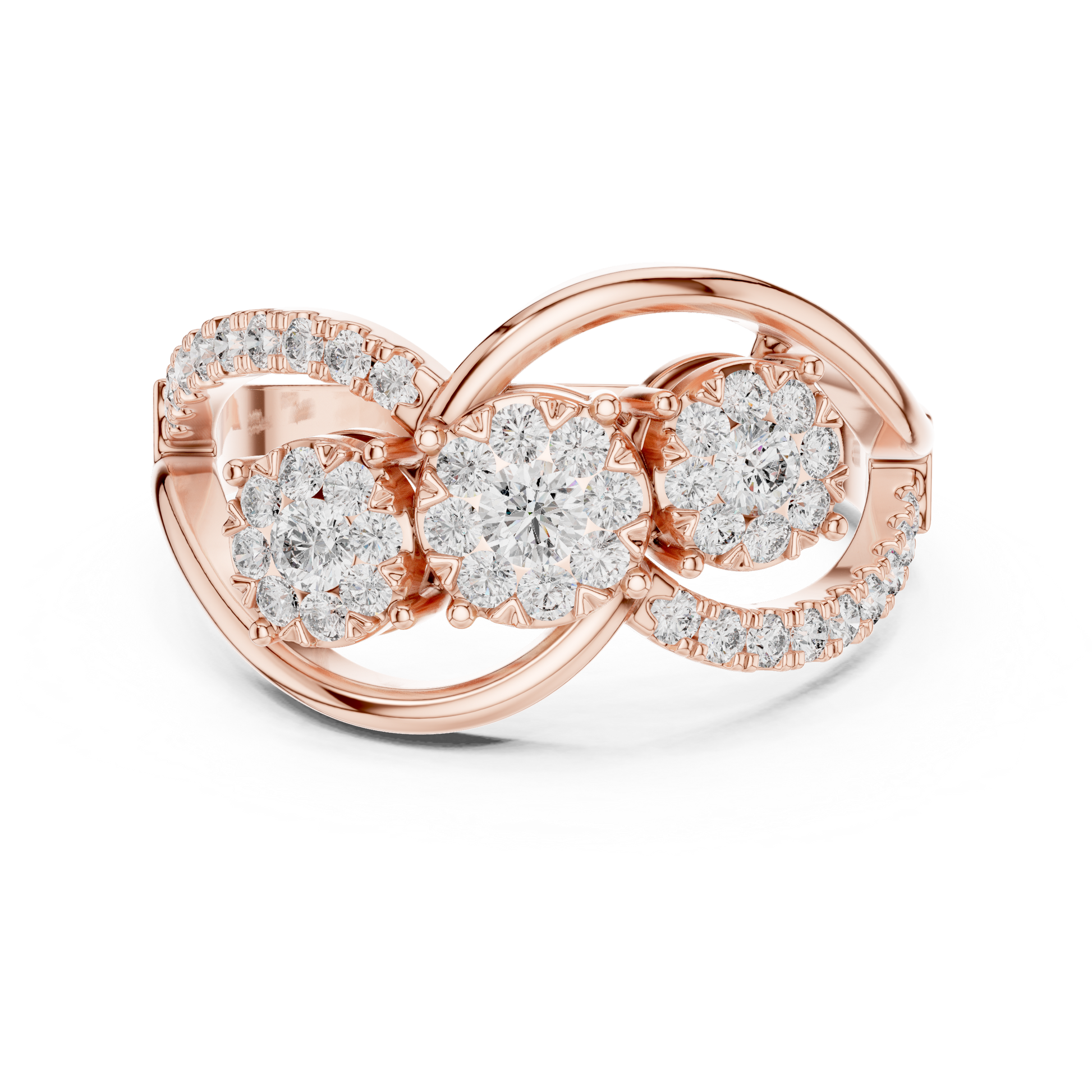 Round Halo Lab Grown Diamond Ring