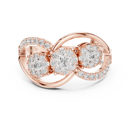 Round Halo Lab Grown Diamond Ring