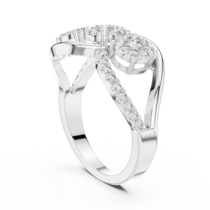 Round Halo Lab Grown Diamond Ring
