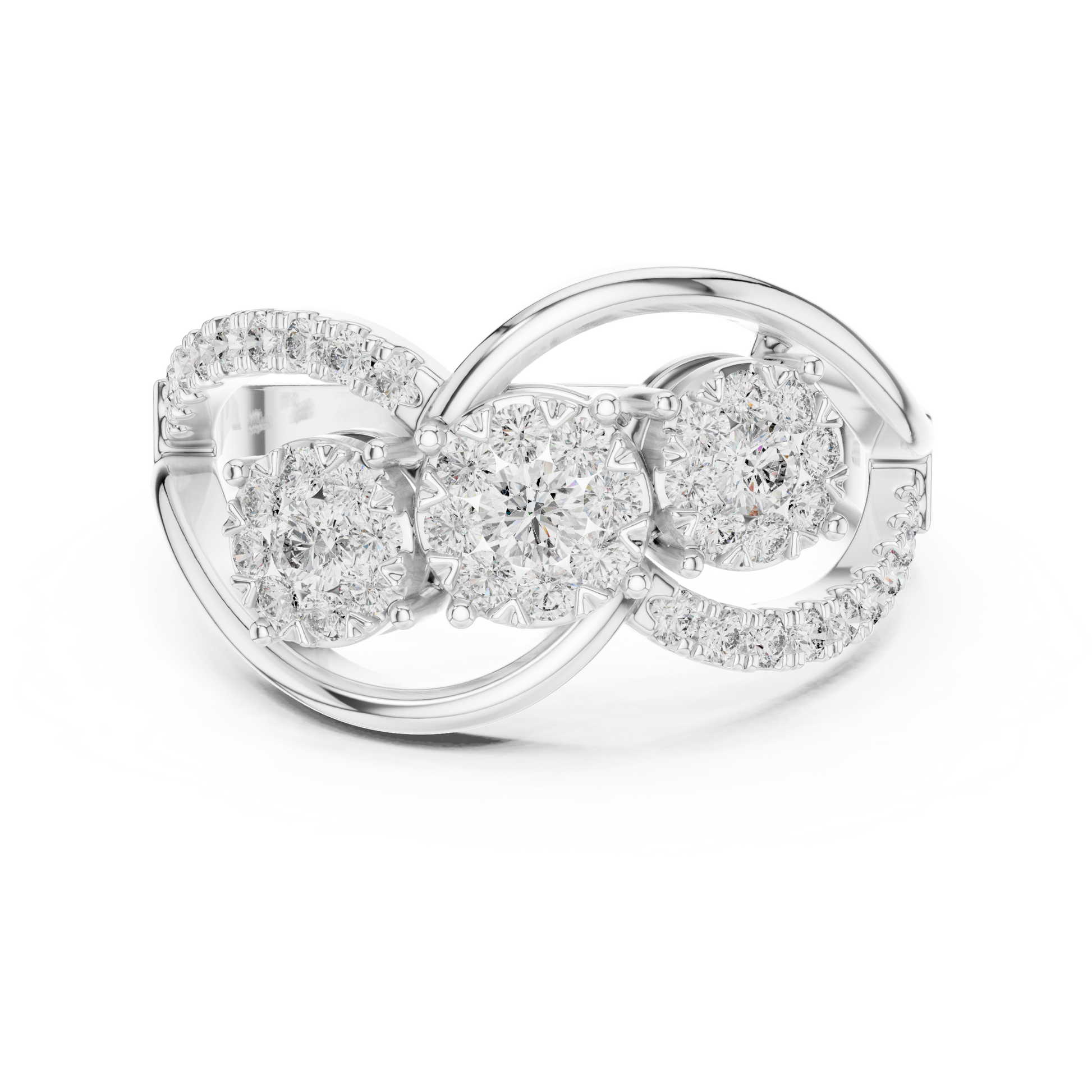 Round Halo Lab Grown Diamond Ring
