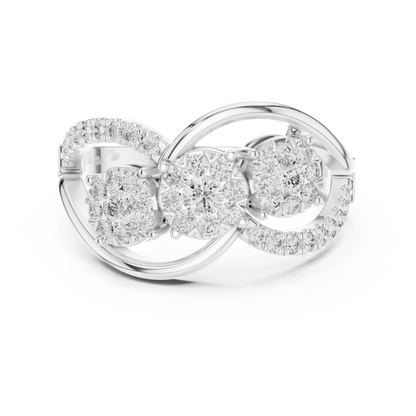 Round Halo Lab Grown Diamond Ring