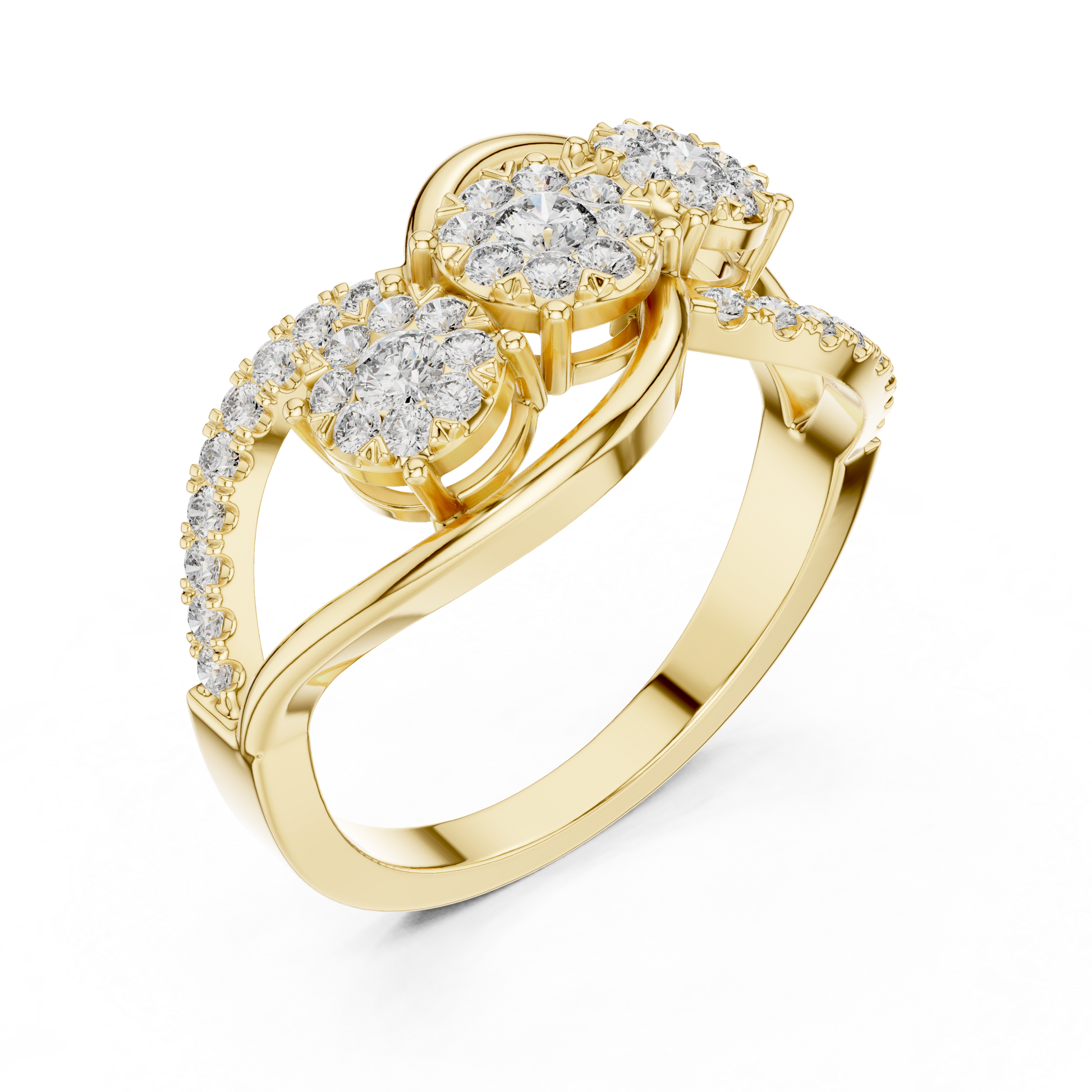 Round Halo Lab Grown Diamond Ring