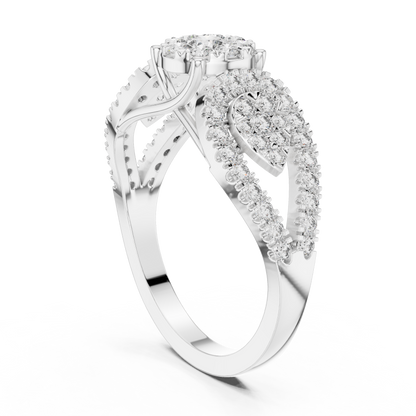 Round Halo Lab Grown Diamond Ring