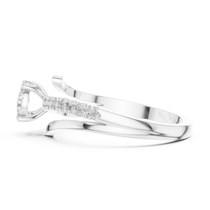Round Halo Lab Grown Diamond Ring