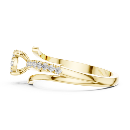 Round Halo Lab Grown Diamond Ring