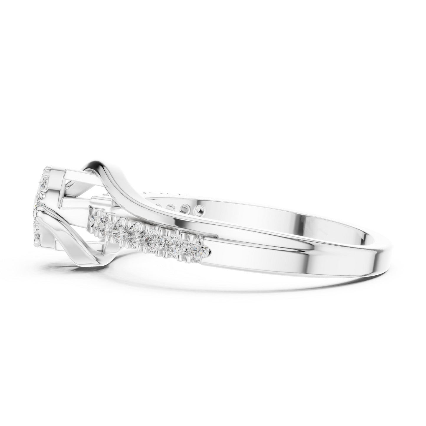 Round Halo Lab Grown Diamond Ring