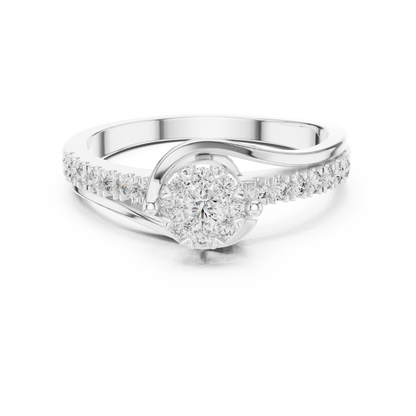 Round Halo Lab Grown Diamond Ring