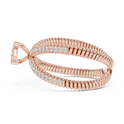 Round Halo Lab Grown Diamond Ring