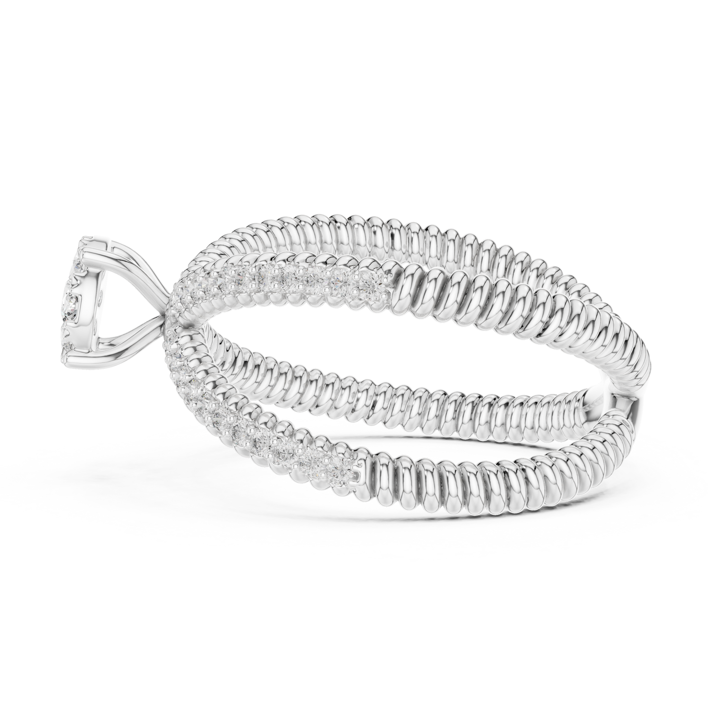 Round Halo Lab Grown Diamond Ring
