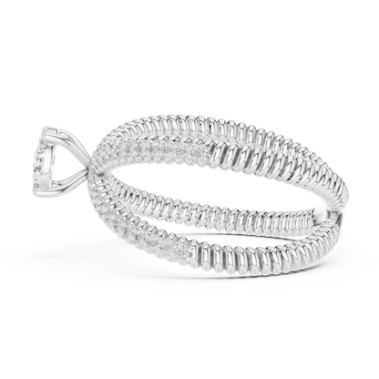Round Halo Lab Grown Diamond Ring