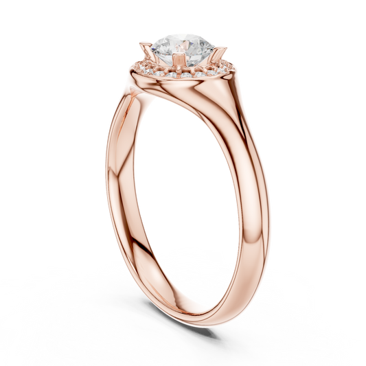Mixed Shape Lab Grown Diamond Side Stone Ring