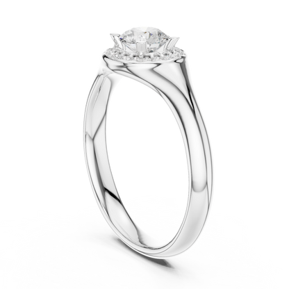 Mixed Shape Lab Grown Diamond Side Stone Ring