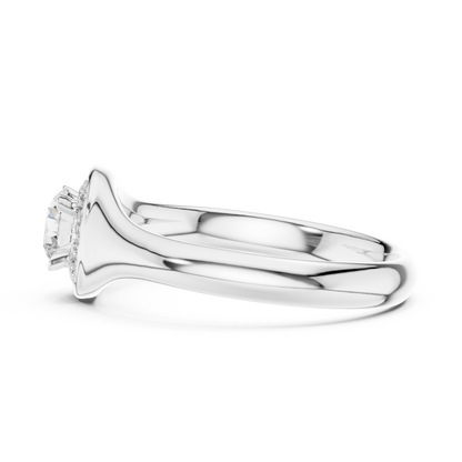 Mixed Shape Lab Grown Diamond Side Stone Ring