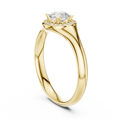 Mixed Shape Lab Grown Diamond Side Stone Ring
