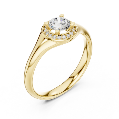 Mixed Shape Lab Grown Diamond Side Stone Ring