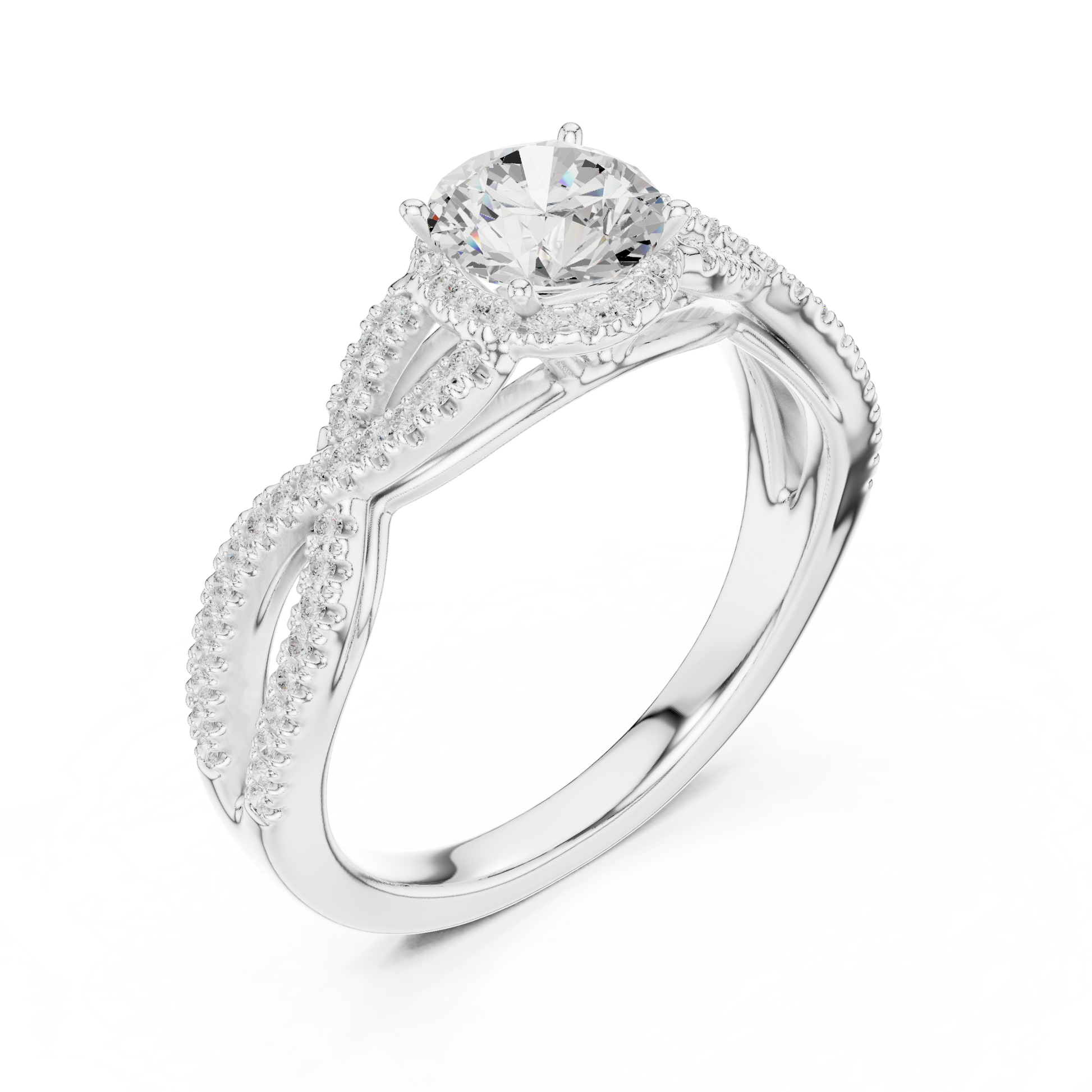 Mixed Shape Lab Grown Diamond Three Stone Ring