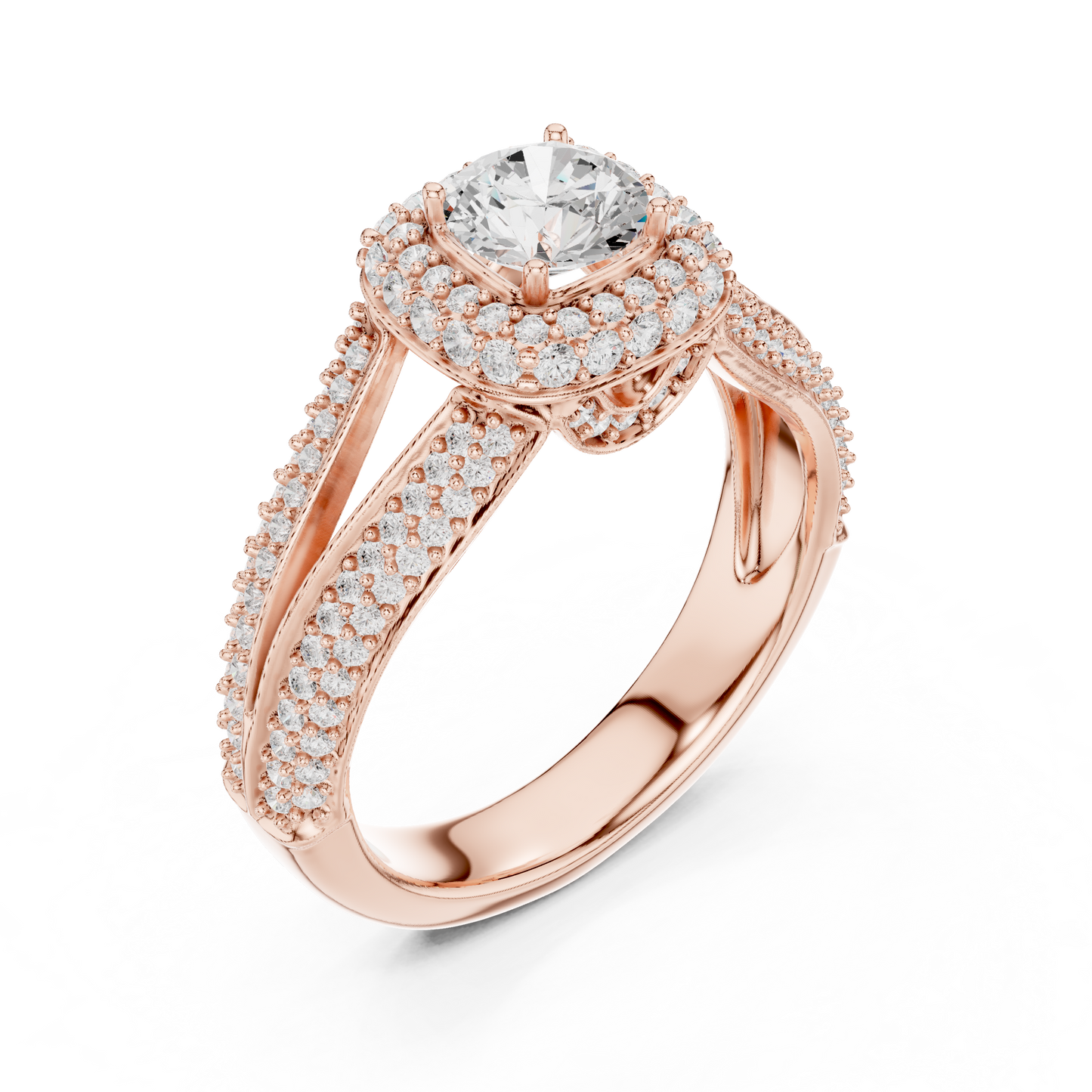 Mixed Shape Lab Grown Diamond Three Stone Ring