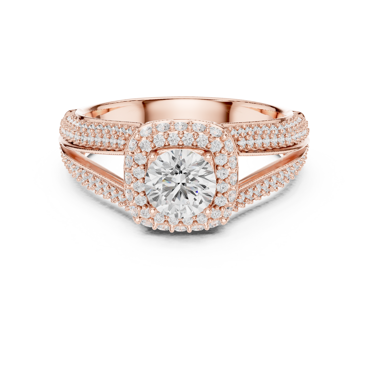 Mixed Shape Lab Grown Diamond Three Stone Ring